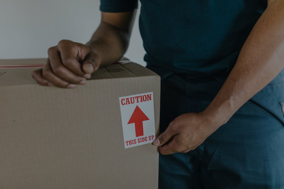 Label the boxes with fragile items